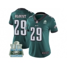 Womens Nike Philadelphia Eagles #29 LeGarrette Blount Midnight Green Team Color Super Bowl LII Champions Stitched NFL Vapor Untouchable Limited Jersey