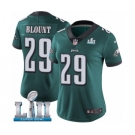 Women's Nike Philadelphia Eagles #29 LeGarrette Blount Midnight Green Team Color Vapor Untouchable Limited Player Super Bowl LII NFL Jersey