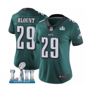 Women's Nike Philadelphia Eagles #29 LeGarrette Blount Midnight Green Team Color Vapor Untouchable Limited Player Super Bowl LII NFL Jersey