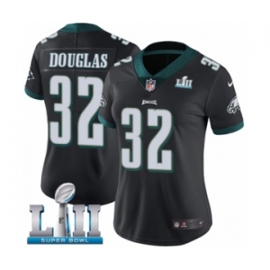 Women's Nike Philadelphia Eagles #32 Rasul Douglas Black Alternate Vapor Untouchable Limited Player Super Bowl LII NFL Jersey