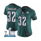 Women's Nike Philadelphia Eagles #32 Rasul Douglas Midnight Green Team Color Vapor Untouchable Limited Player Super Bowl LII NFL Jersey