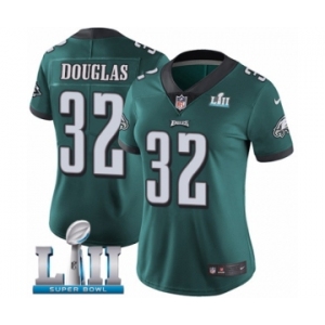 Women's Nike Philadelphia Eagles #32 Rasul Douglas Midnight Green Team Color Vapor Untouchable Limited Player Super Bowl LII NFL Jersey