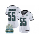 Womens Nike Philadelphia Eagles #55 Brandon Graham White Super Bowl LII Champions Stitched NFL Vapor Untouchable Limited Jersey