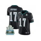 Youth Nike Philadelphia Eagles #17 Alshon Jeffery Midnight Green Team Color Super Bowl LII Champions Stitched NFL Vapor Untouchable Limited Jersey
