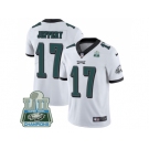 Youth Nike Philadelphia Eagles #17 Alshon Jeffery White Super Bowl LII Champions Stitched NFL Vapor Untouchable Limited Jersey