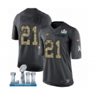 Youth Nike Philadelphia Eagles #21 Patrick Robinson Limited Black 2016 Salute to Service Super Bowl LII NFL Jersey