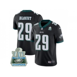 Youth Nike Philadelphia Eagles #29 LeGarrette Blount Black Alternate Super Bowl LII Champions Stitched NFL Vapor Untouchable Limited Jersey