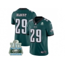 Youth Nike Philadelphia Eagles #29 LeGarrette Blount Midnight Green Team Color Super Bowl LII Champions Stitched NFL Vapor Untouchable Limited Jersey