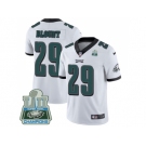 Youth Nike Philadelphia Eagles #29 LeGarrette Blount White Super Bowl LII Champions Stitched NFL Vapor Untouchable Limited Jersey