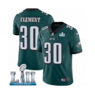 Youth Nike Philadelphia Eagles #30 Corey Clement Midnight Green Team Color Vapor Untouchable Limited Player Super Bowl LII NFL Jersey