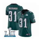 Youth Nike Philadelphia Eagles #31 Wilbert Montgomery Midnight Green Team Color Vapor Untouchable Limited Player Super Bowl LII NFL Jersey