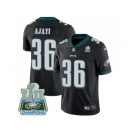 Youth Nike Philadelphia Eagles #36 Jay Ajayi Black Alternate Super Bowl LII Champions Stitched NFL Vapor Untouchable Limited Jersey