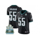 Youth Nike Philadelphia Eagles #55 Brandon Graham Black Alternate Super Bowl LII Champions Stitched NFL Vapor Untouchable Limited Jersey