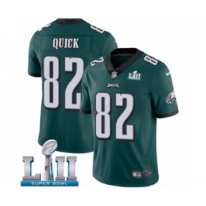 Youth Nike Philadelphia Eagles #82 Mike Quick Midnight Green Team Color Vapor Untouchable Limited Player Super Bowl LII NFL Jersey
