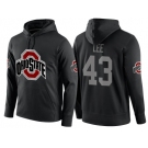 NCAA Ohio State Buckeyes #43 Darron Lee Black Playoff Bound Vital College Football Pullover Hoodie