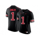 2016 Ohio State Buckeyes Braxton Miller #1 College Football Limited Jersey - Blackout