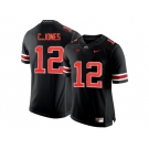 2016 Ohio State Buckeyes C.Jones #12 College Football Limited Jersey - Blackout