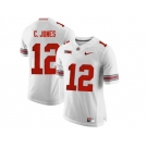 2016 Ohio State Buckeyes C.Jones #12 College Football Limited Jersey - White