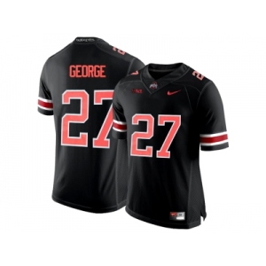 2016 Ohio State Buckeyes Eddie George #27 College Football Limited Jersey - Blackout