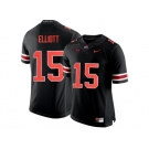 2016 Ohio State Buckeyes Ezekiel Elliott #15 College Football Limited Jersey - Blackout