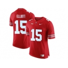 2016 Ohio State Buckeyes Ezekiel Elliott #15 College Football Limited Jersey - Scarlet