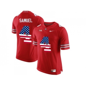 2016 US Flag Fashion Ohio State Buckeyes Curtis Samuel #4 College Football Limited Jersey - Scarlet