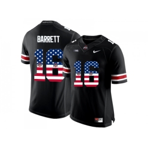 2016 US Flag Fashion Ohio State Buckeyes J.T. Barrett #16 College Football Limited Jersey - Black