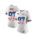 2016 US Flag Fashion Ohio State Buckeyes Nick Bosa #97 College Football Limited Jersey - White