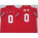 Men's Ohio State Buckeyes #0 OH-IO Red F.U.S.E. Limited Stitched Jersey