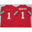 Men's Ohio State Buckeyes #1 Buckeyes Red 2025 F.U.S.E. Limited Stitched Jersey