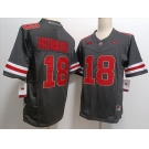 Men's Ohio State Buckeyes #18 Will Howard Black FUSE College Football Jersey