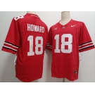 Men's Ohio State Buckeyes #18 Will Howard Red FUSE College Football Jersey