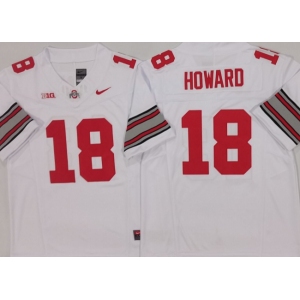 Men's Ohio State Buckeyes #18 Will Howard White 2025 F.U.S.E. Limited Stitched Jersey