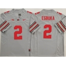 Men's Ohio State Buckeyes #2 Emeka Egbuka Gray 2025 F.U.S.E. Limited Stitched Jersey