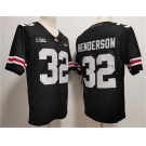 Men's Ohio State Buckeyes #32 TreVeyon Henderson Black 2023 F.U.S.E. Limited Stitched Jersey