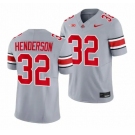 Men's Ohio State Buckeyes #32 TreVeyon Henderson Gray 2023 F.U.S.E. Limited Stitched Jersey