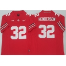 Men's Ohio State Buckeyes #32 TreVeyon Henderson Red 2025 F.U.S.E. Limited Stitched Jersey