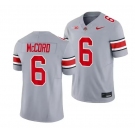 Men's Ohio State Buckeyes #6 Kyle McCord Gray 2023 F.U.S.E. Limited Stitched Jersey
