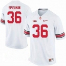 Ohio State Buckeyes #36 Spielman White College Football Jersey