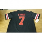 Ohio State Buckeyes #7 C.J. Stroud Black Scarlet 2021 College Football Jersey