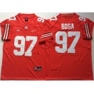 Ohio State Buckeyes #97 Joey Bosa Red Nike College Football Jersey