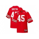 Scarlet & Grey Ohio State Buckeyes Archie Griffin #45 College Football Throwback Jersey - Scarlet