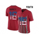 2016 US Flag Fashion Youth Ohio State Buckeyes J.T Barrett #16 College Football Alternate Elite Jersey - Scarlet