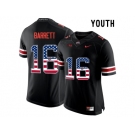 2016 US Flag Fashion Youth Ohio State Buckeyes J.T. Barrett #16 College Football Limited Jersey - Blackout