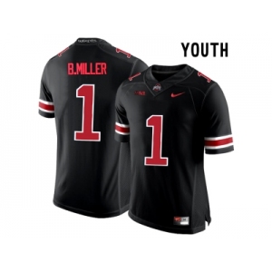 2016 Youth Ohio State Buckeyes Braxton Miller #1 College Football Limited Jersey - Blackout