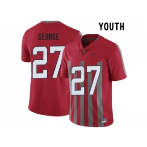 2016 Youth Ohio State Buckeyes Eddie George #27 College Football Alternate Elite Jersey - Scarlet