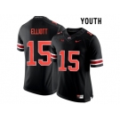 2016 Youth Ohio State Buckeyes Ezekiel Elliott #15 College Football Limited Jersey - Blackout