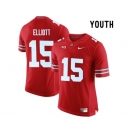 2016 Youth Ohio State Buckeyes Ezekiel Elliott #15 College Football Limited Jersey - Scarlet