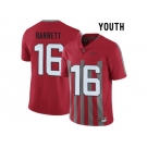 2016 Youth Ohio State Buckeyes J.T Barrett #16 College Football Alternate Elite Jersey - Scarlet