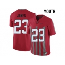 2016 Youth Ohio State Buckeyes Lebron James #23 College Football Alternate Elite Jersey - Scarlet